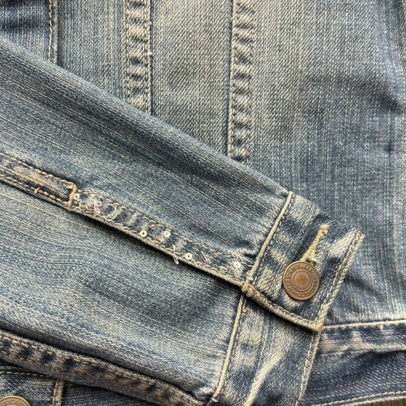 Distressed Denim Jacket - Picture 5 of 8
